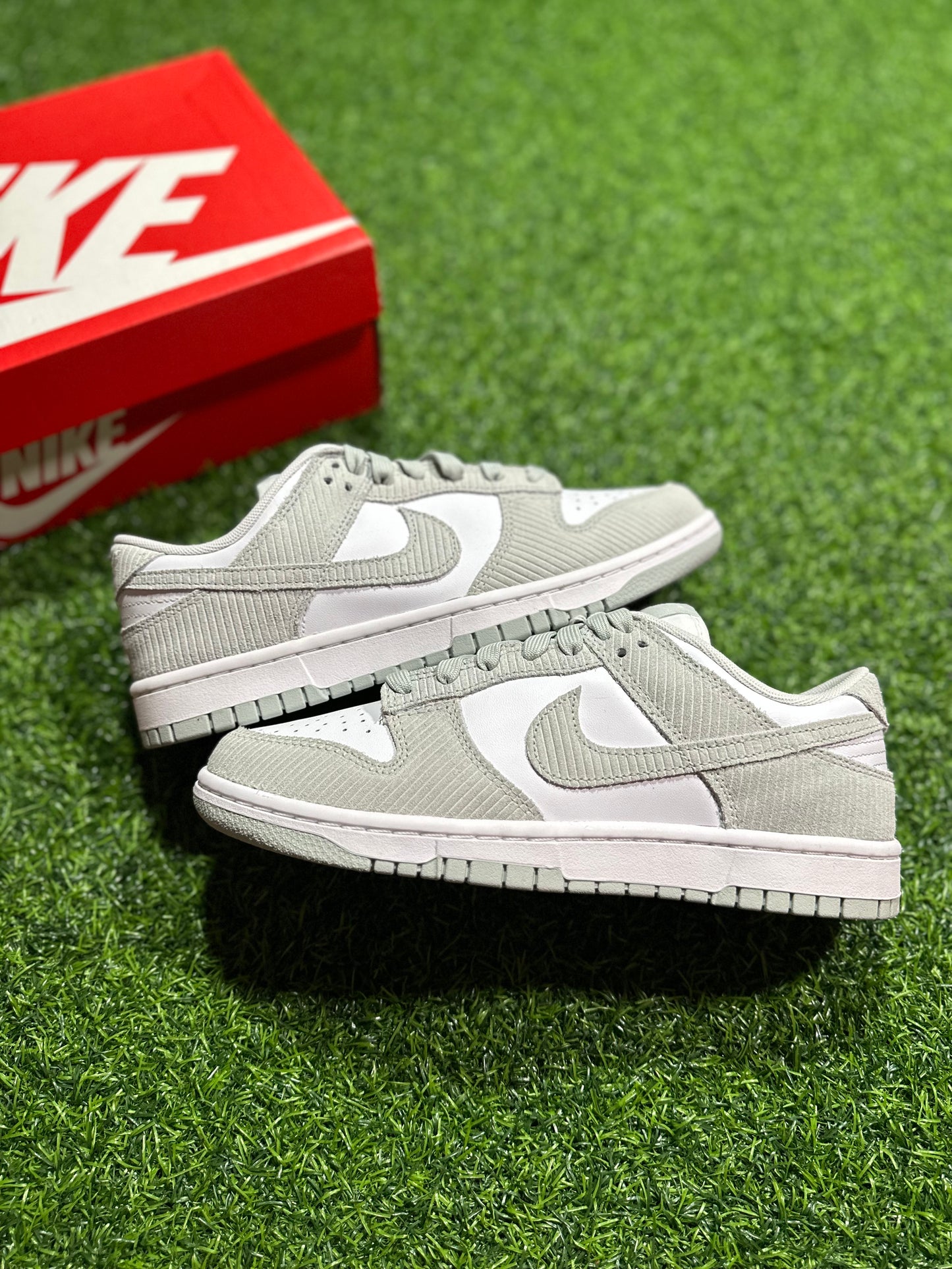 Nike Dunk Low - Light Silver Corduroy (Women's)