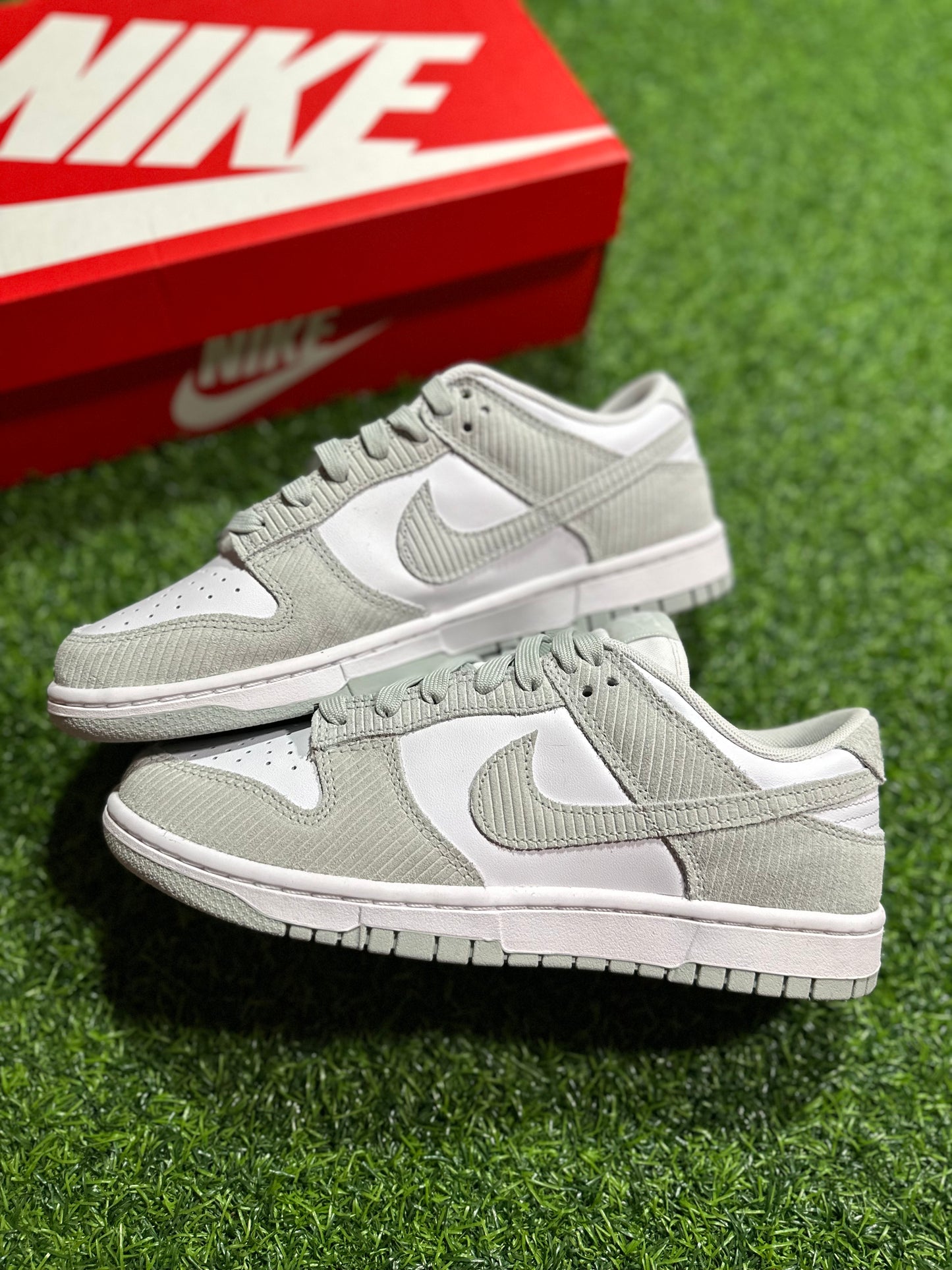 Nike Dunk Low - Light Silver Corduroy (Women's)