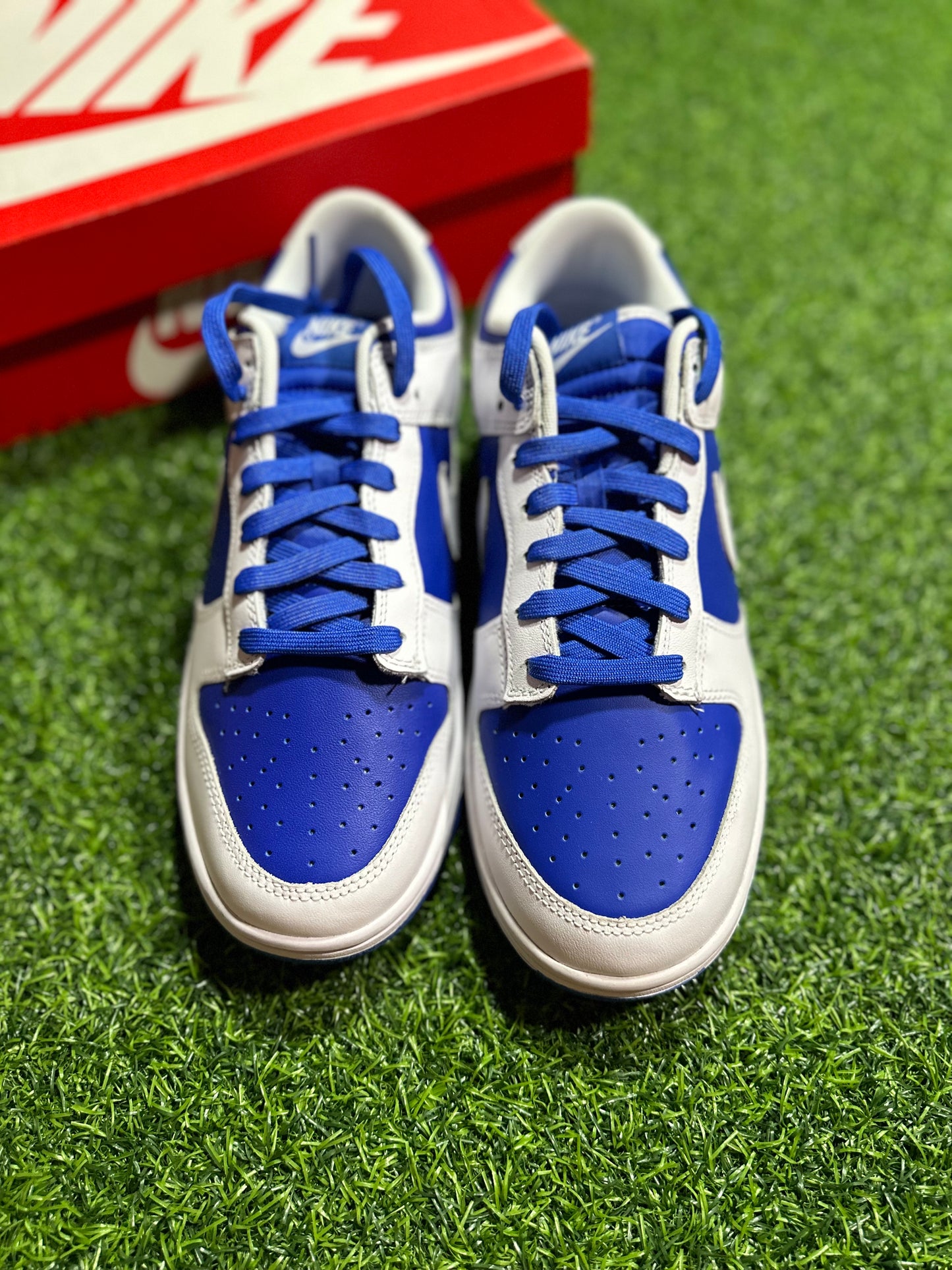 Nike Dunk Low - Azul carrera y blanco