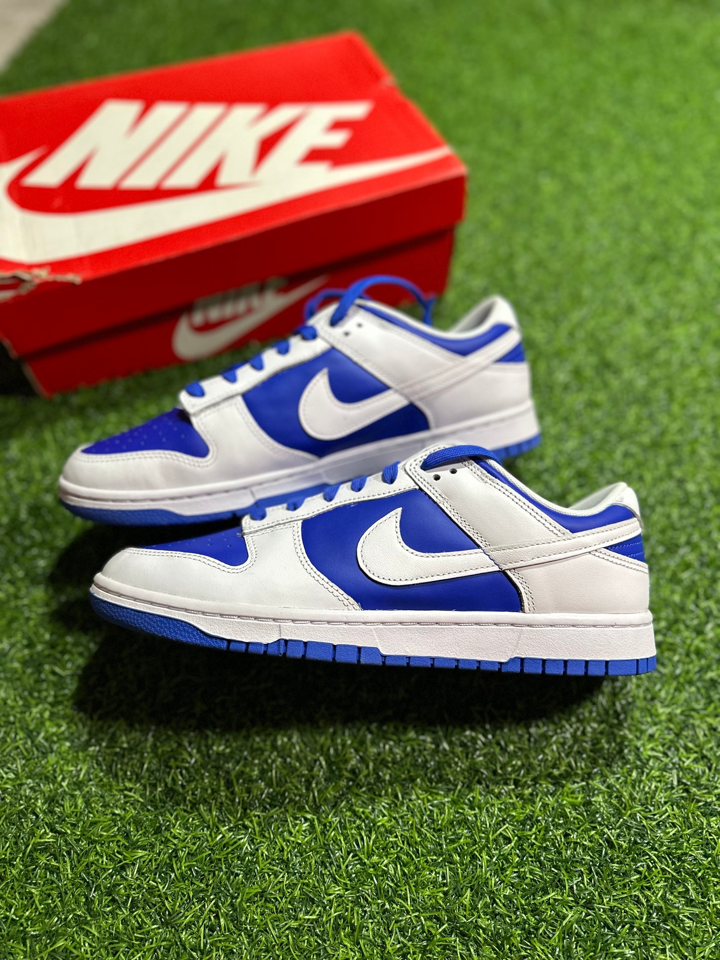 Nike Dunk Low - Azul carrera y blanco