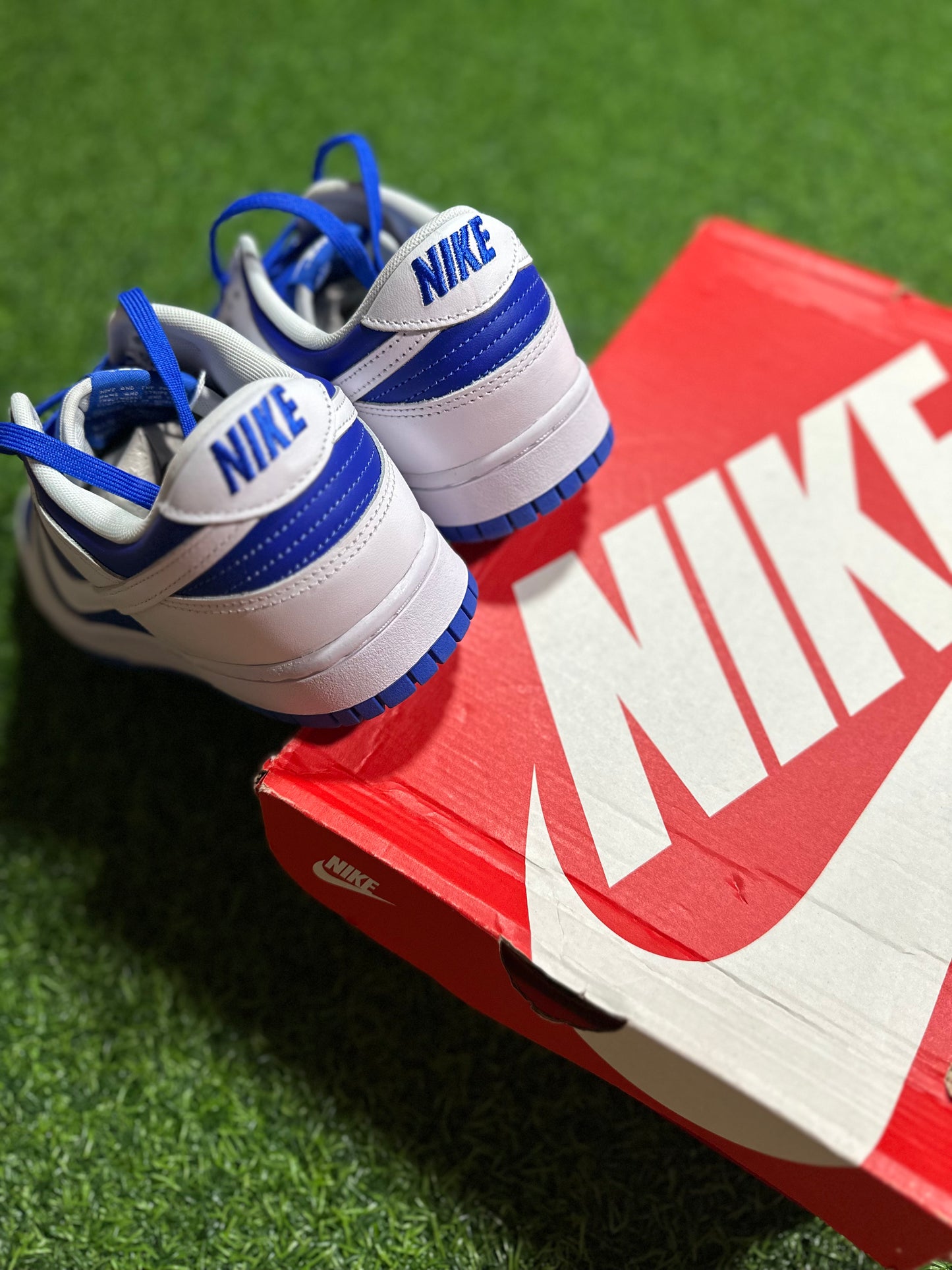 Nike Dunk Low - Azul carrera y blanco