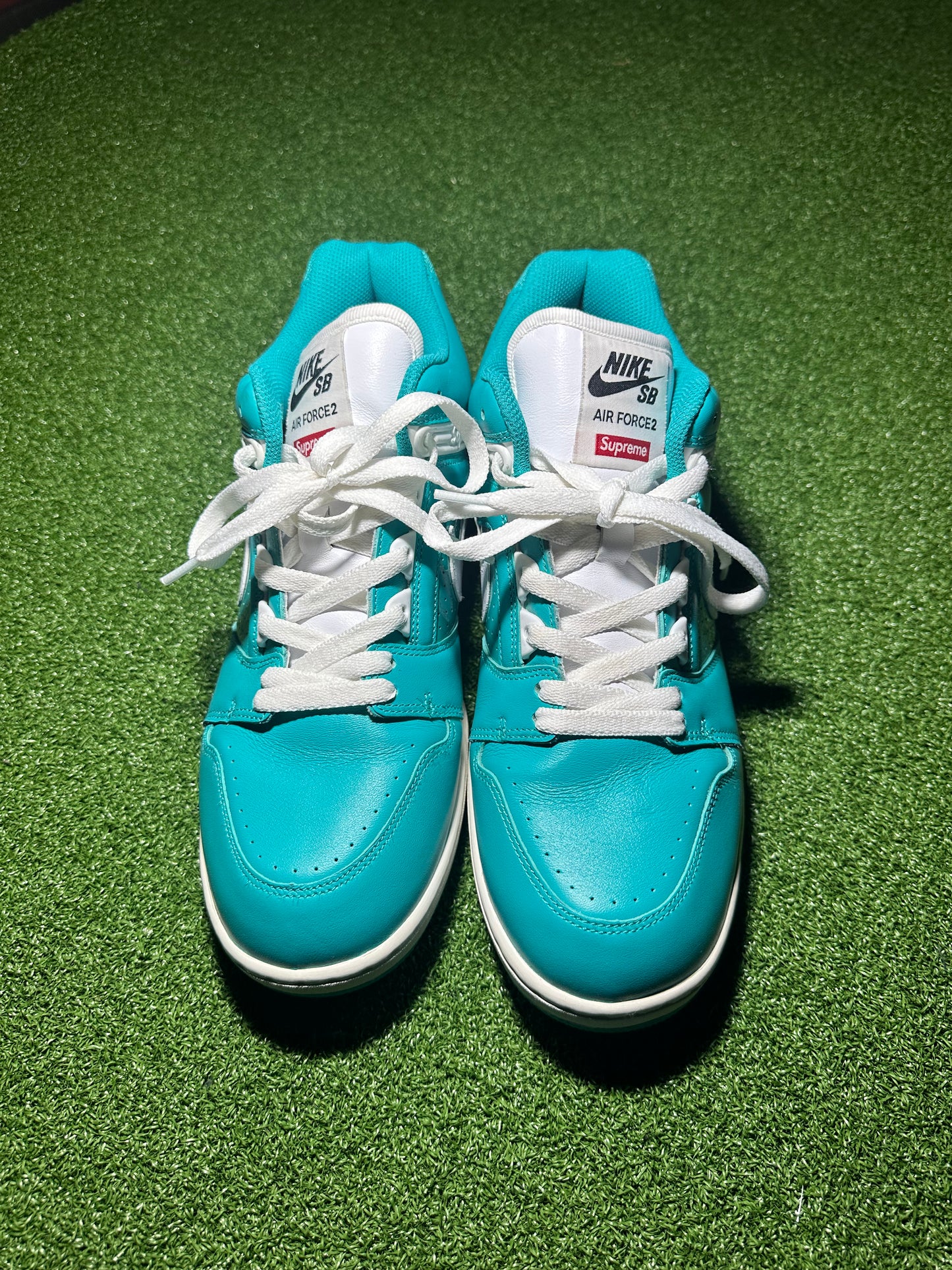 Supreme SB Air Force 2 Low "Supreme Blue" Used No box