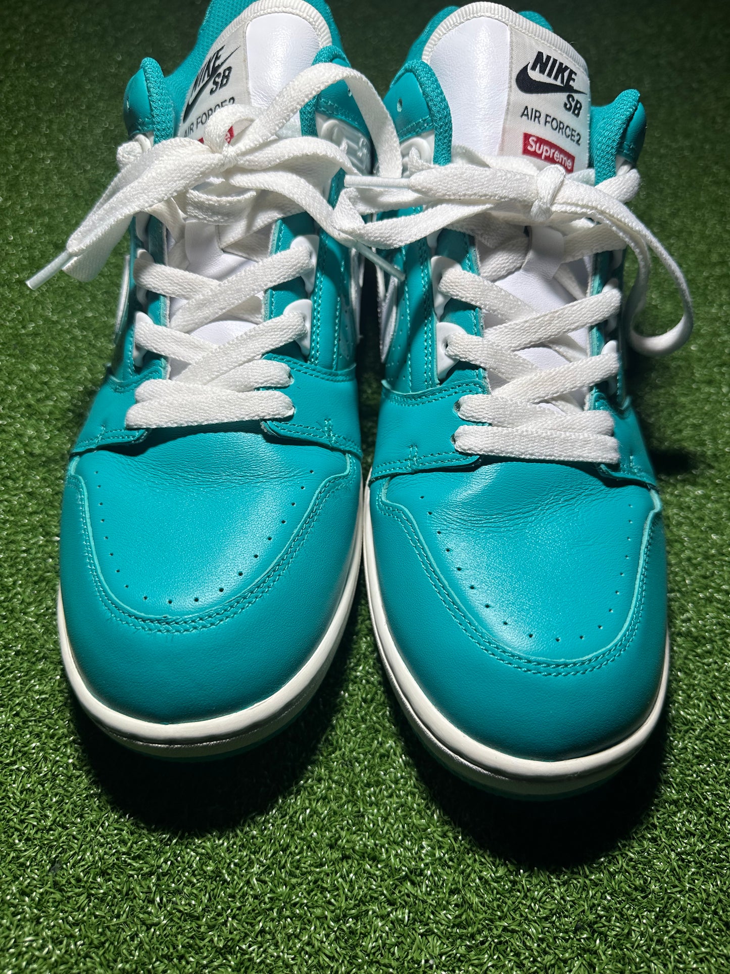 Supreme SB Air Force 2 Low "Supreme Blue" Used No box