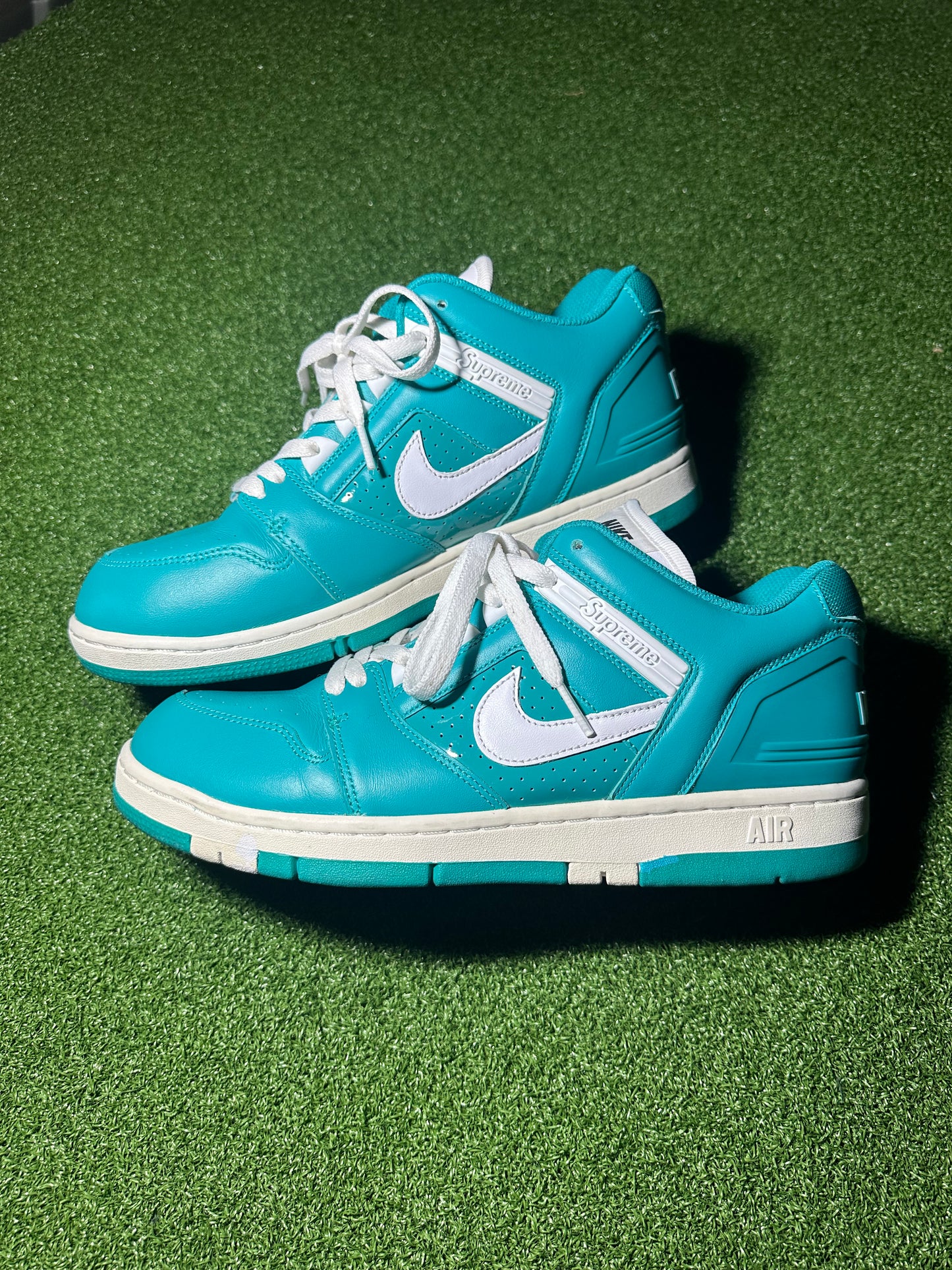Supreme SB Air Force 2 Low "Supreme Blue" Used No box