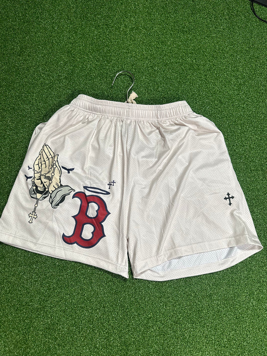 Custom Baseball Shorts -  Boston Red Sox