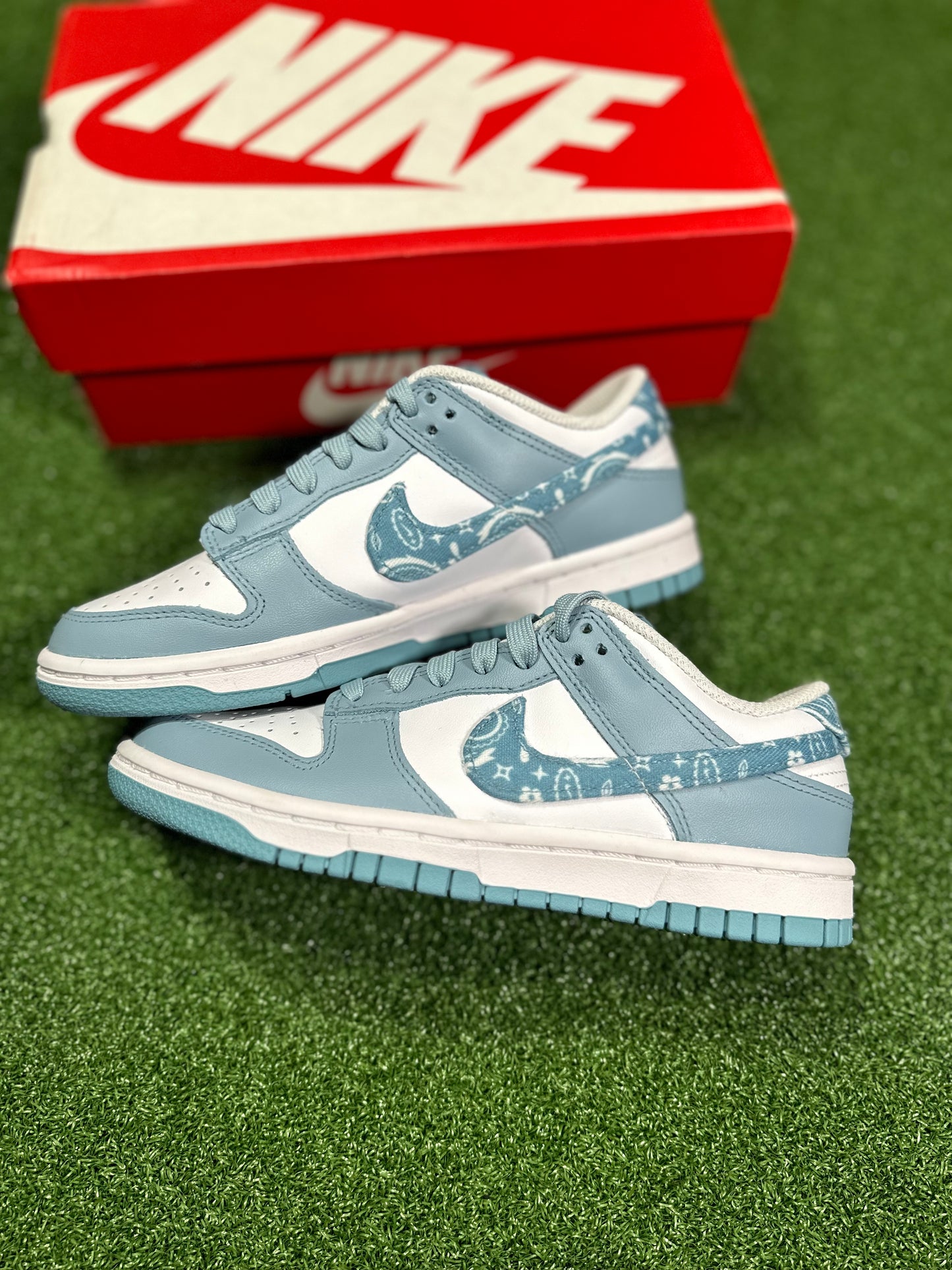 Nike Dunk Low Essential - Paisley Pack Azul (Mujer)