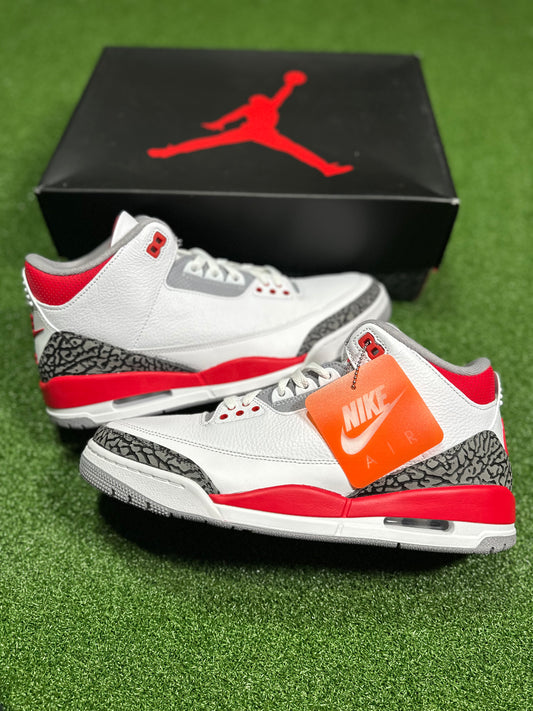 Jordan 3 Retro - Rojo fuego (2022)