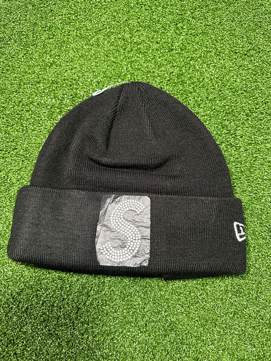 Supreme New Era Swarovski S Logo Beanie Black