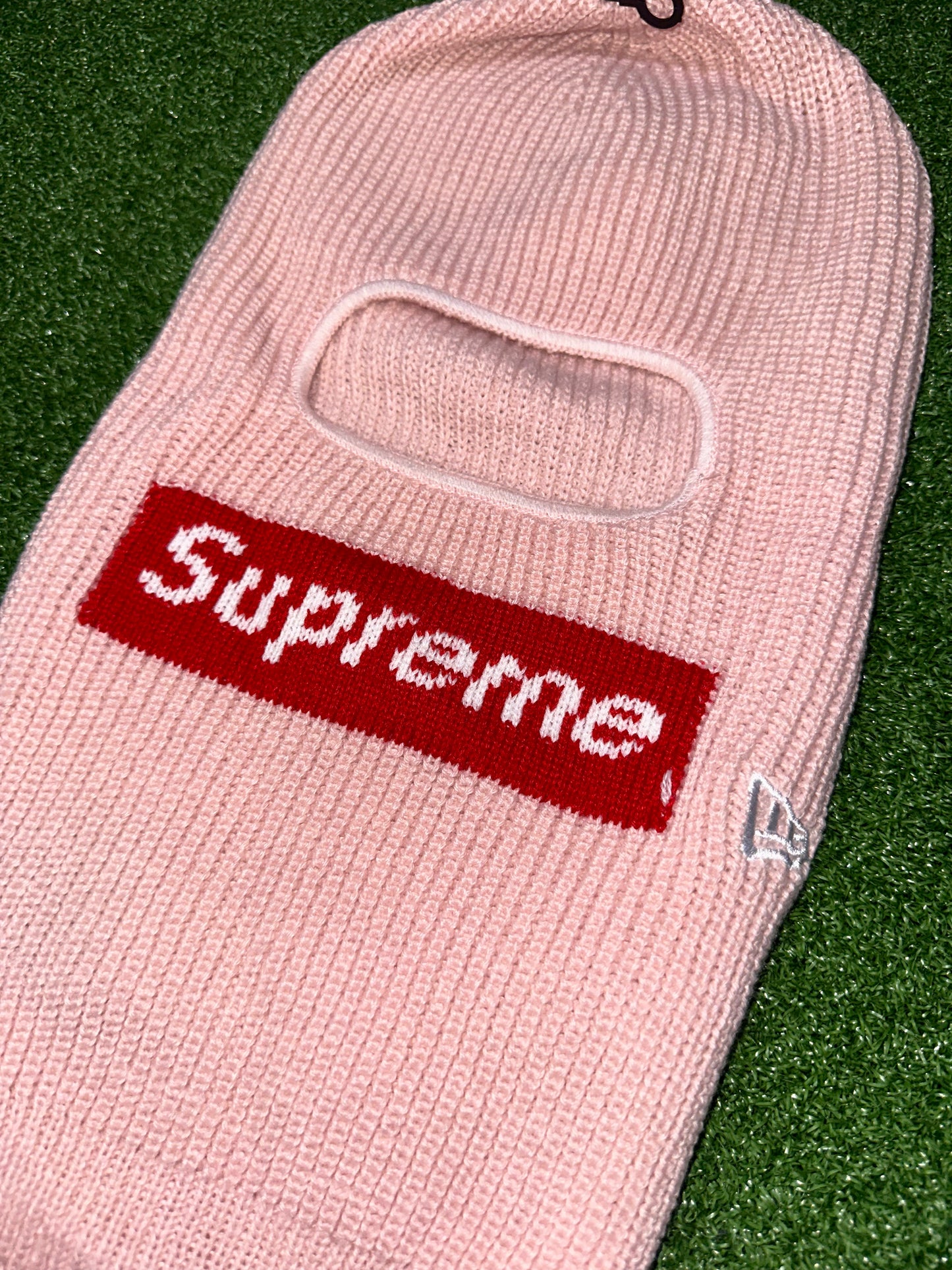 Supreme New Era Box Logo Balaclava Pink