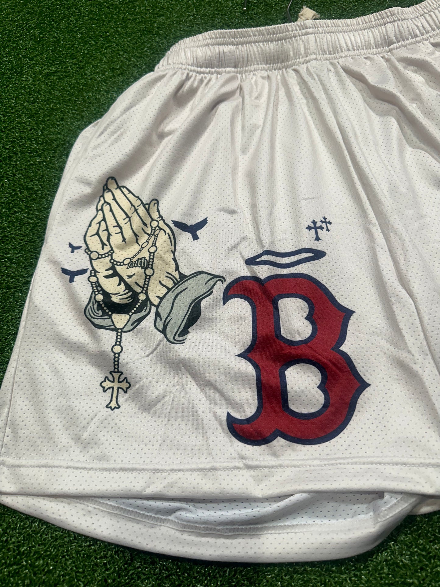 Custom Baseball Shorts -  Boston Red Sox