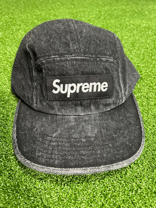 Supreme Denim Camp Cap (FW24) Black