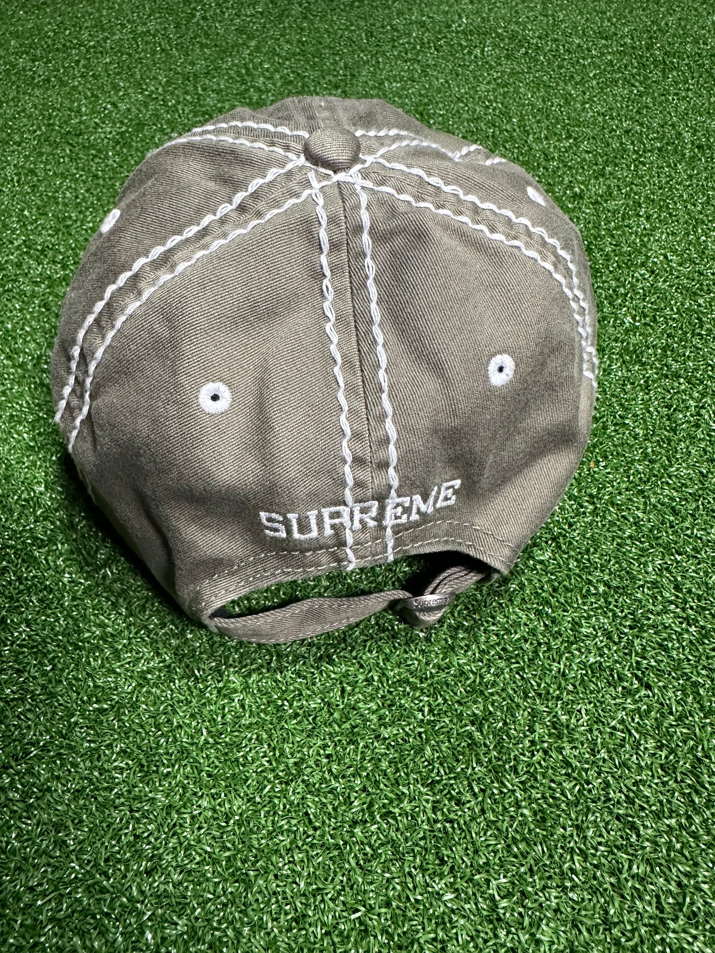 Supreme Big Stitch 6-Panel Olive