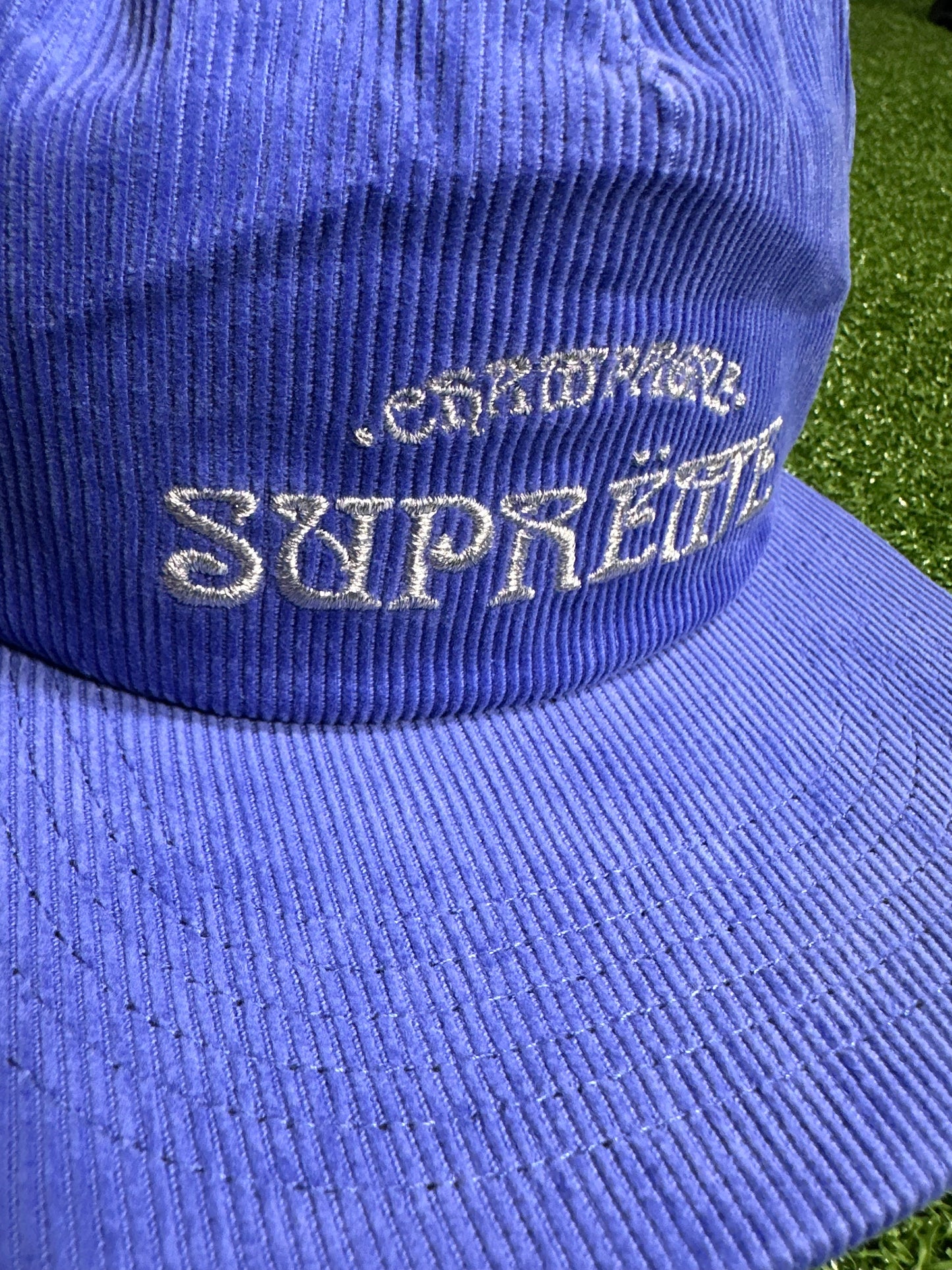 Supreme Champagne Corduroy 5-Panel Blue