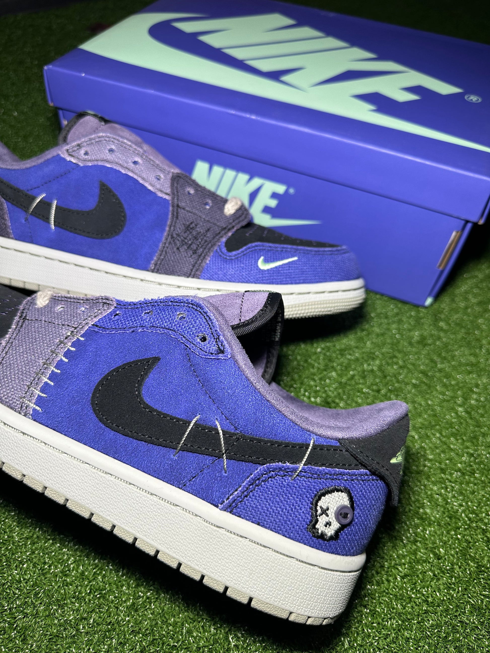 Jordan 1 Low OG Zion Voodoo Stitched Detail p 2