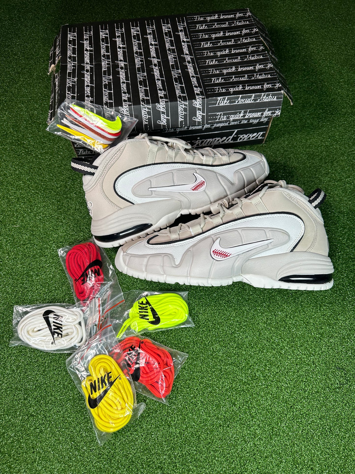 Nike Air Max Penny 1 Social Status Photon Dust Side View