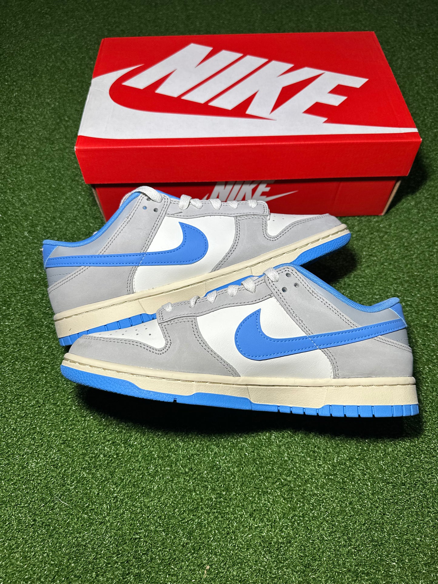 Nike Dunk Low Athletic Department University Blue Side View