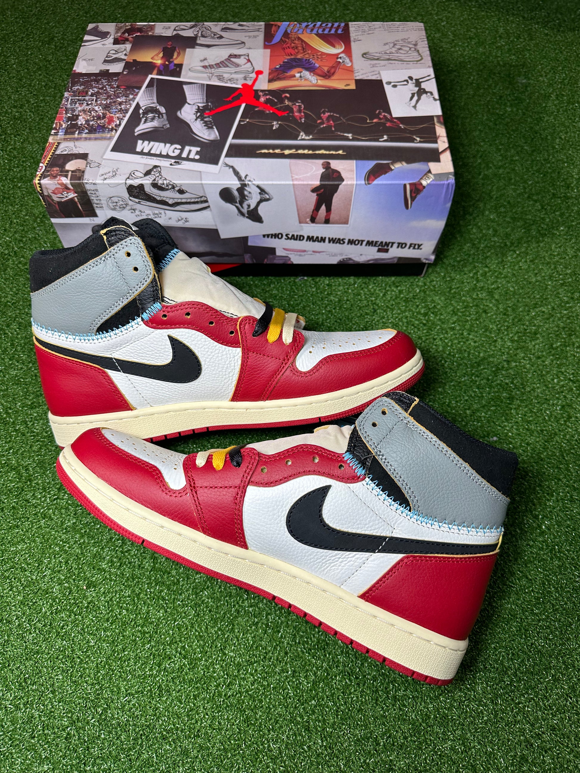 Jordan 1 High Retro Union LA Chicago Shadow - inside side View