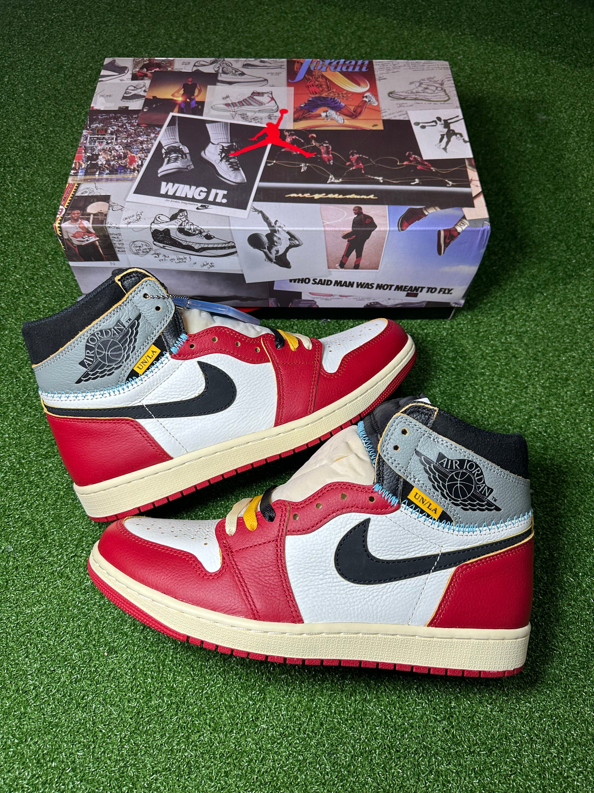 Jordan 1 High Retro Union LA Chicago Shadow - side View